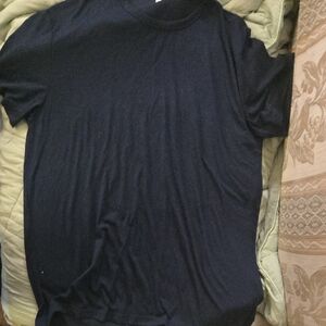 Black Men's Short Sleeve Shirt Large